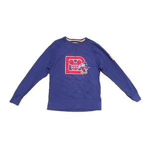 Disney Parks Shirt Adult Size M Embroidered Mickey Mouse Long Sleeve Blue